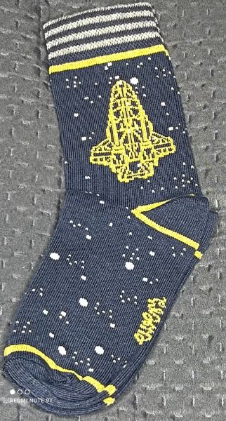 Ewers Socken Strümpfe für Jungs navy Rakete