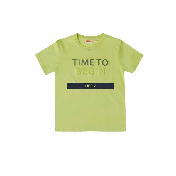 UBS2 T-Shirt Junge neon gelb Sommer