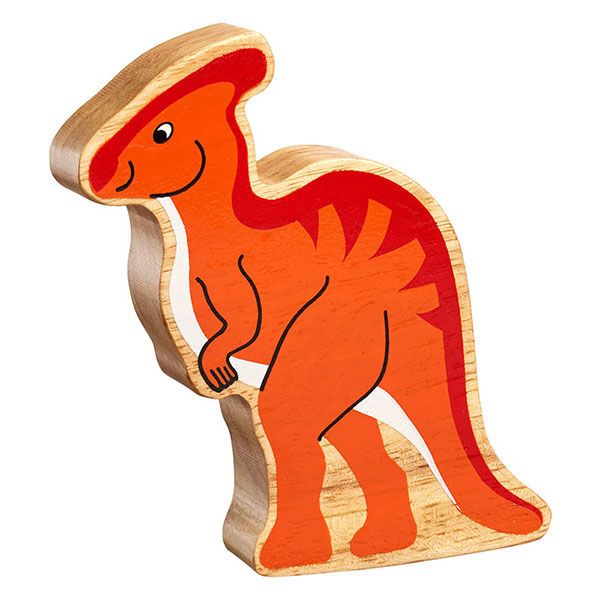 Lanka Kade Holztier Dino "Parasaurolophus" bedruckt