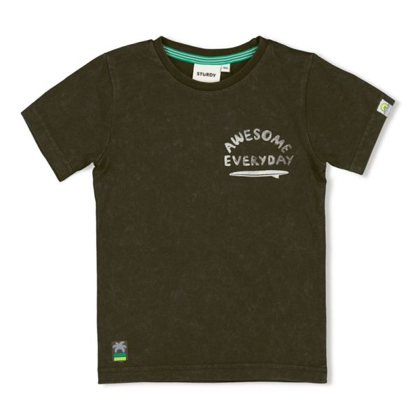 Sturdy Gone surfing Junge T-Shirt anthracite