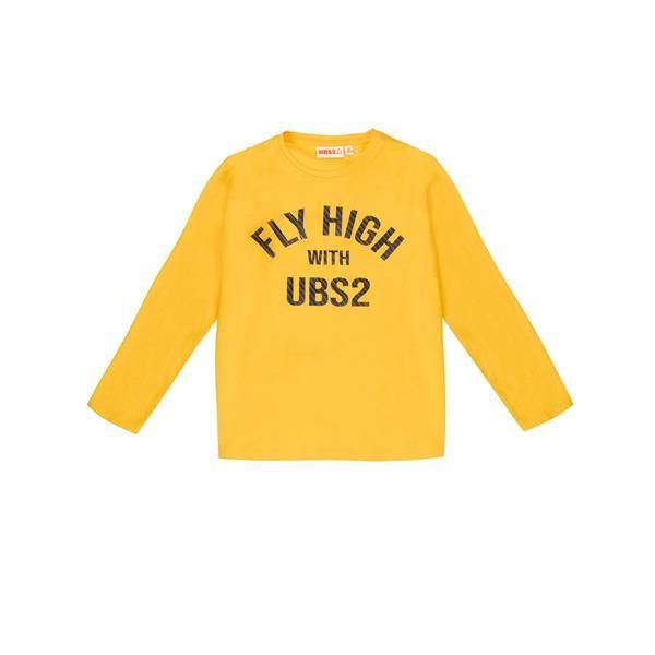 UBS2 Longsleeve Junge gelb Baumwolle