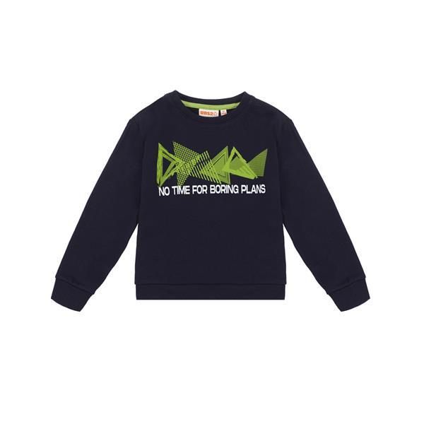UBS2 Sweater Pullover Junge Sommerkollektion 2022 navy grün