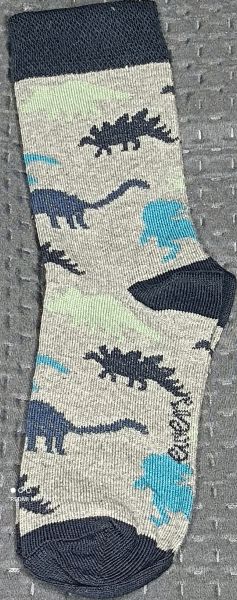Ewers Socken Strümpfe für Jungs grau Dinosaurier