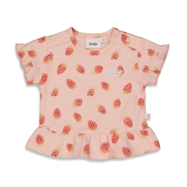 Feetje - Berry sweet T-Shirt Mädchen pink
