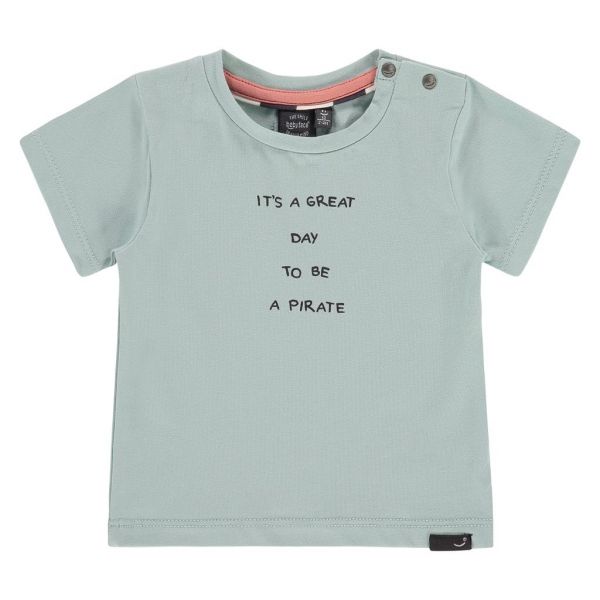 Babyface T-Shirt Junge grey mint Sommer