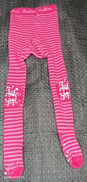 Ewers Thermo Leggings pink Mädchen mit Krabbelstrumpfhose
