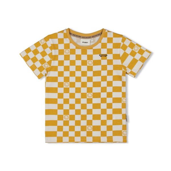 Sturdy Checkmate T-Shirt gelb Junge Sommer