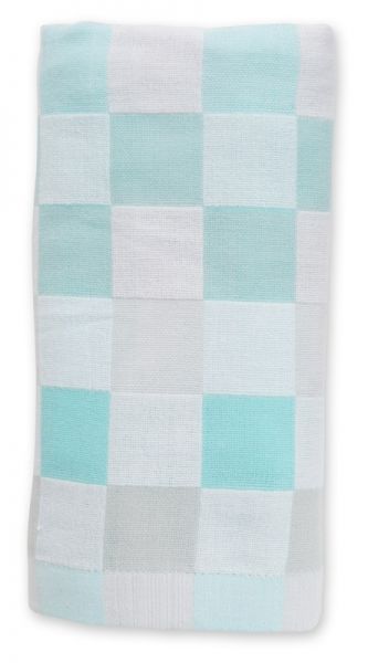lulujo Luxe Baby Blanket Babydecke - Aqua