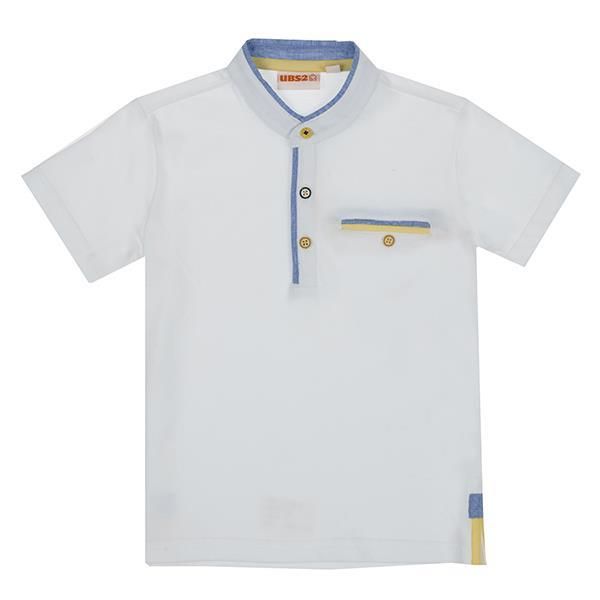 UBS2 Polo Shirt weiß Junge