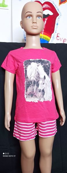 Bondi Schlafanzug pink Pferd
