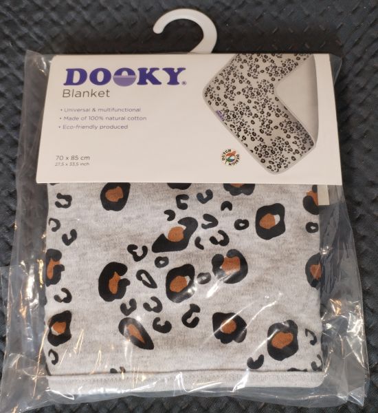 Dooky Blanket - Decke / doppellagig 70 x 85 cm Leopard
