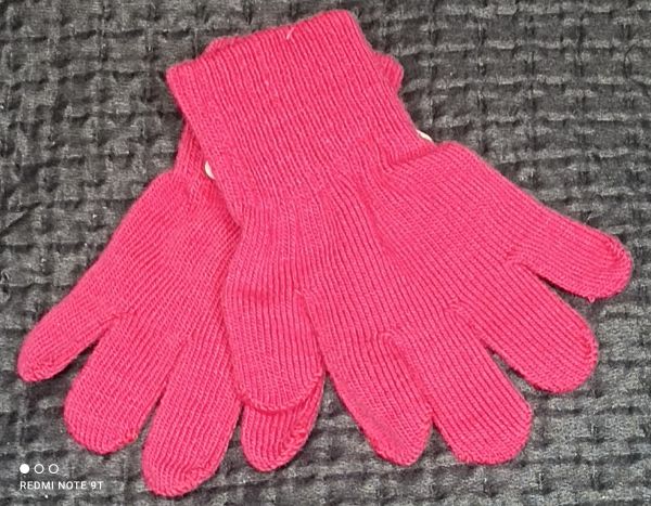 Fiebig Fingerhandschuhe pink Mädchen