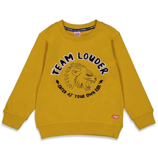 Sturdy Press and play Sweater yellow Junge Winter 2021