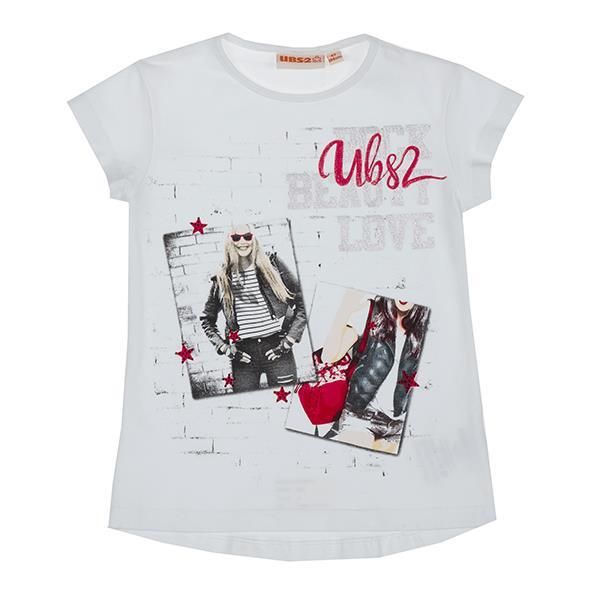 UBS2 T-Shirt weiß Mädchen