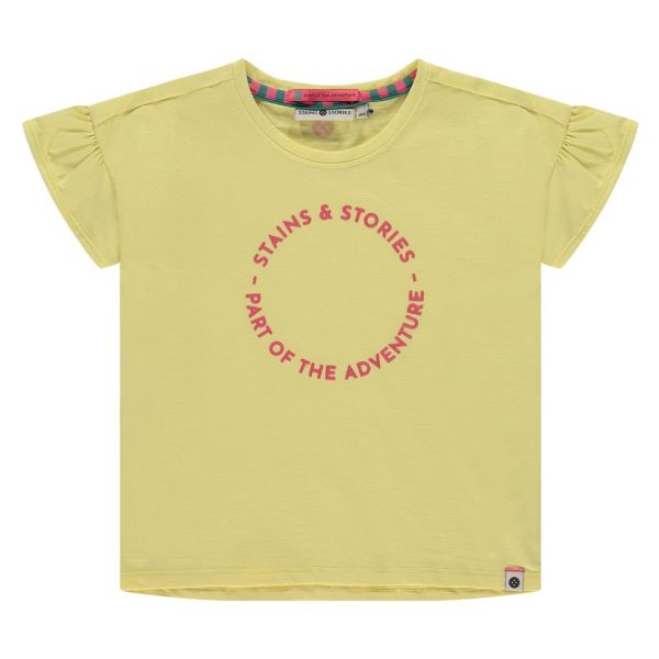 Stains & Stories (Babyface) T-Shirt Sommer gelb