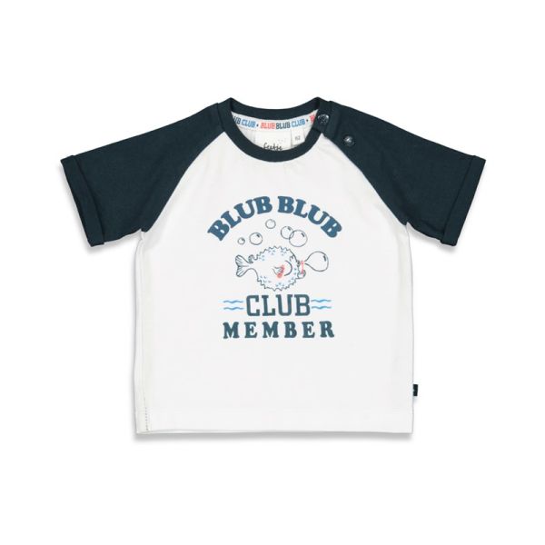Feetje Blub club T-Shirt Junge white Sommerkollektion 2022