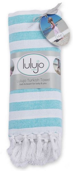 lulujo Turkish Towel Badetuch - Ocean Blue