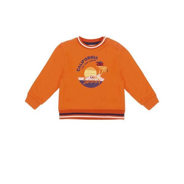 UBS2 Sweatshirt Sweater Junge Sommerkollektion 2022 orange